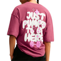 Nike camisetas fitness mujer W NK DF MOVE SS OS PC1 TEE vista trasera