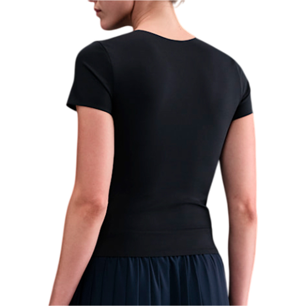 Nike camisetas fitness mujer W NK DF SS TOP vista trasera