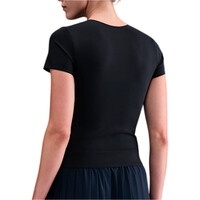 Nike camisetas fitness mujer W NK DF SS TOP vista trasera