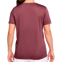 Nike camisetas fitness mujer W NK DF TEE RLGND HBR vista trasera