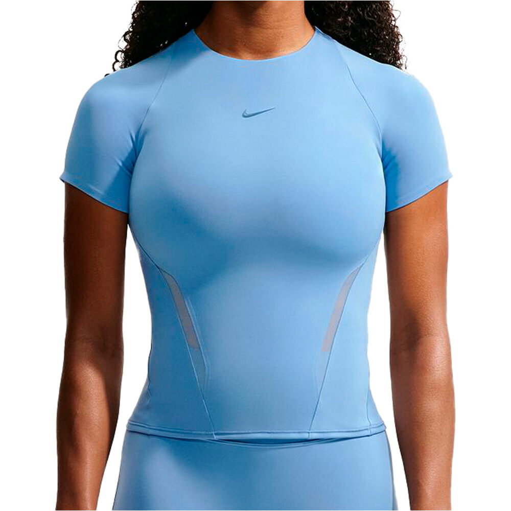 Nike camisetas fitness mujer W NK DF UNVRSA SS TOP MESH vista frontal