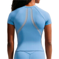 Nike camisetas fitness mujer W NK DF UNVRSA SS TOP MESH vista trasera
