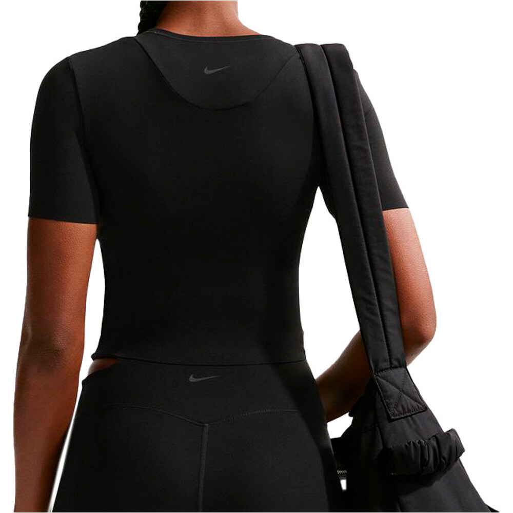 Nike camisetas fitness mujer W NK DF ZENVY SS TOP vista trasera