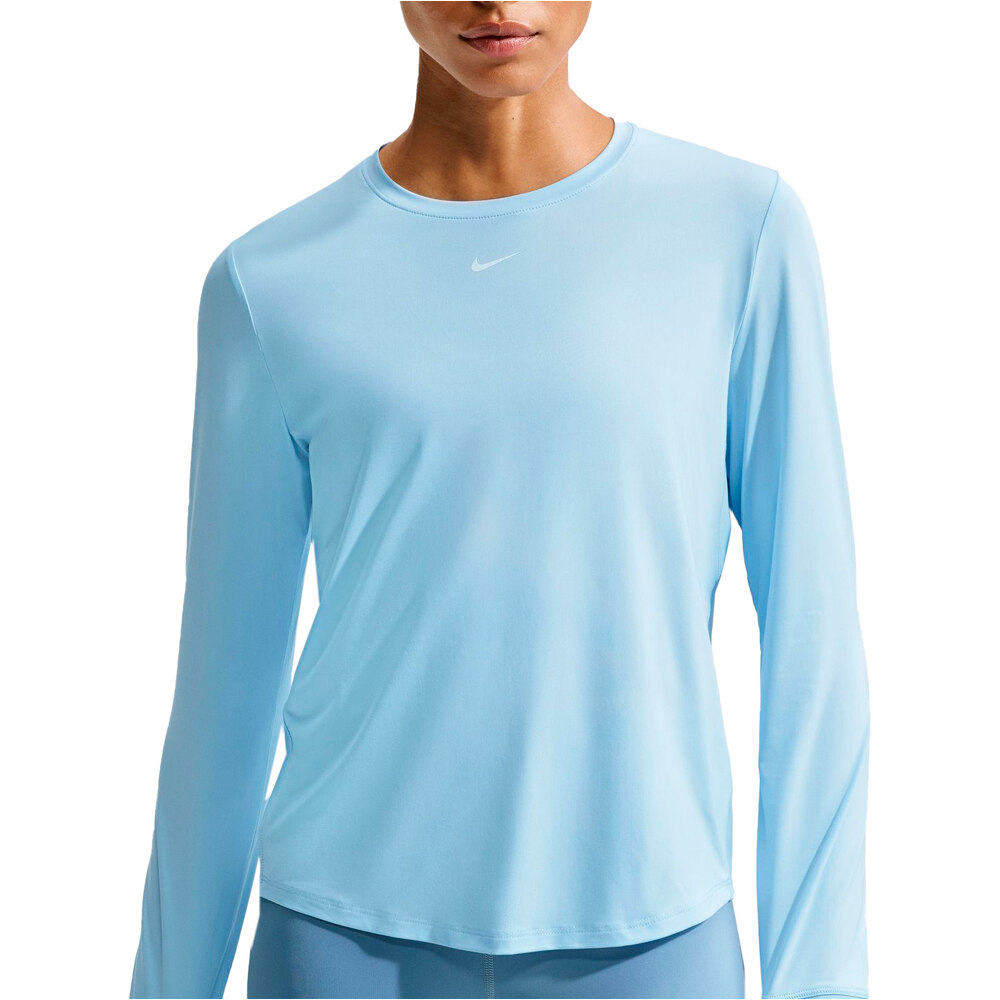 Nike camisetas fitness mujer W NK ONE CLASSIC DF LS TOP vista detalle