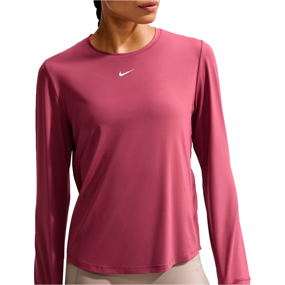Nike camisetas fitness mujer W NK ONE CLASSIC DF LS TOP vista detalle