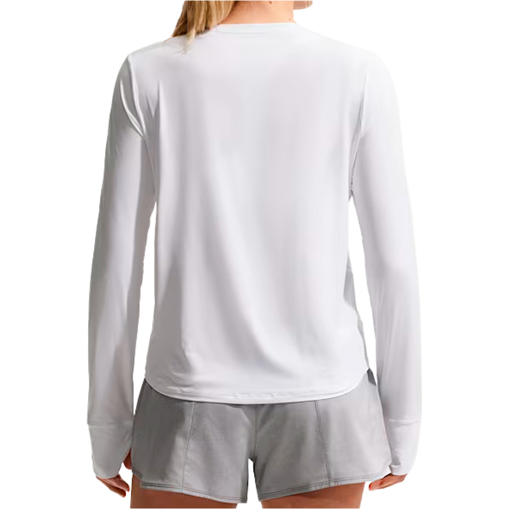 Nike camisetas fitness mujer W NK ONE CLASSIC DF LS TOP vista trasera