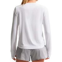 Nike camisetas fitness mujer W NK ONE CLASSIC DF LS TOP vista trasera