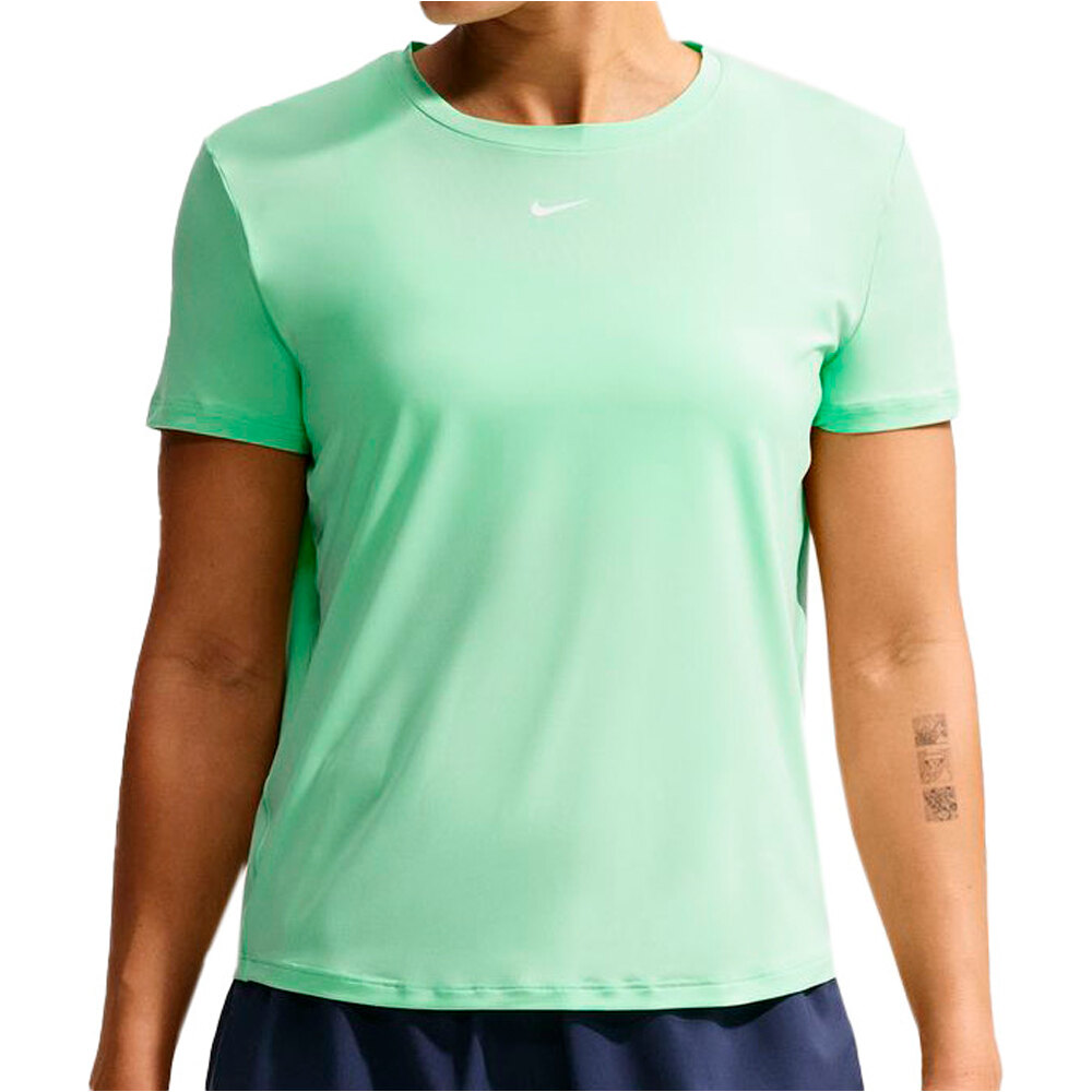 Nike camisetas fitness mujer W NK ONE CLASSIC DF SS TOP vista frontal