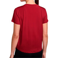 Nike camisetas fitness mujer W NK ONE CLASSIC DF SS TOP vista trasera