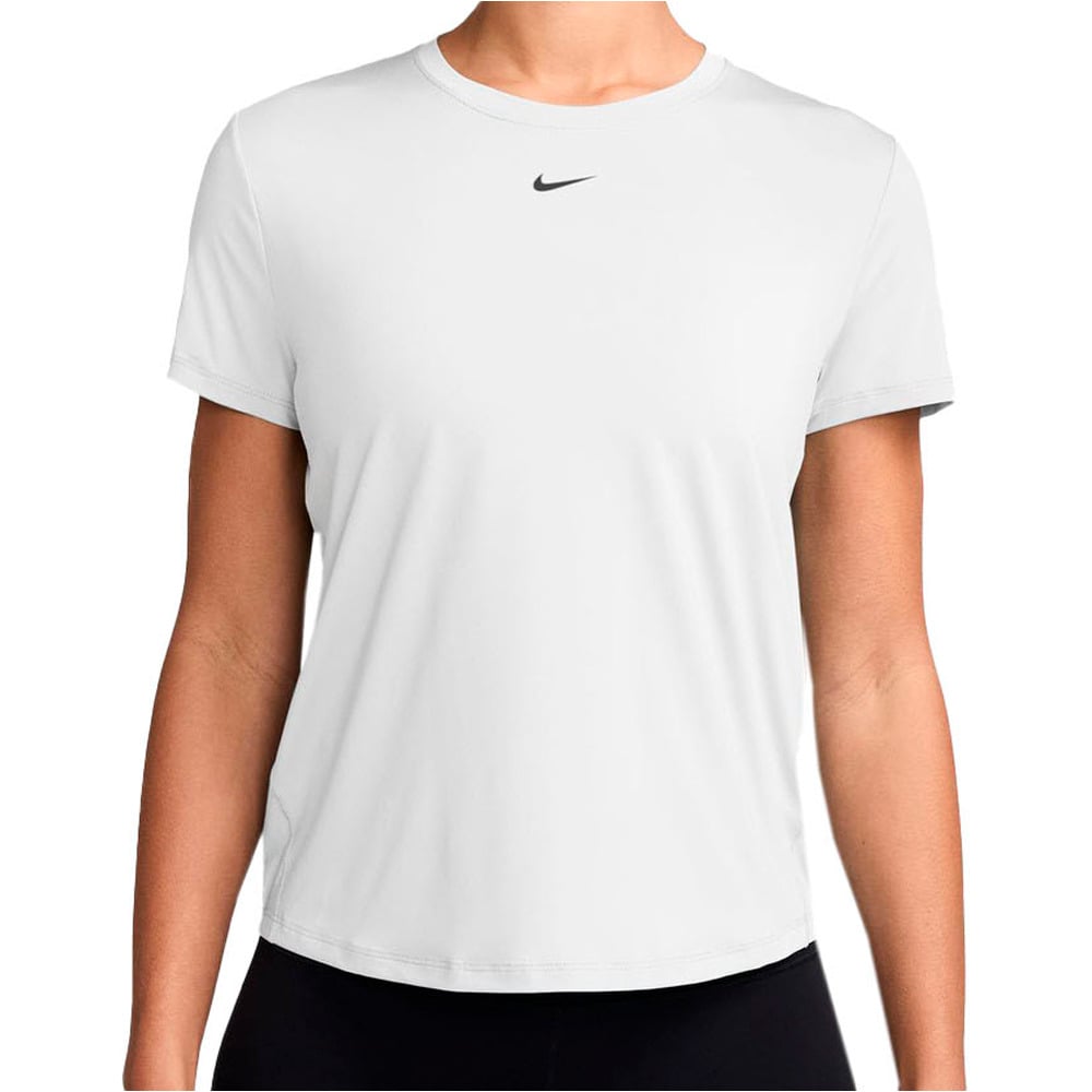 Nike camisetas fitness mujer W NK ONE CLASSIC DF SS TOP WT vista frontal