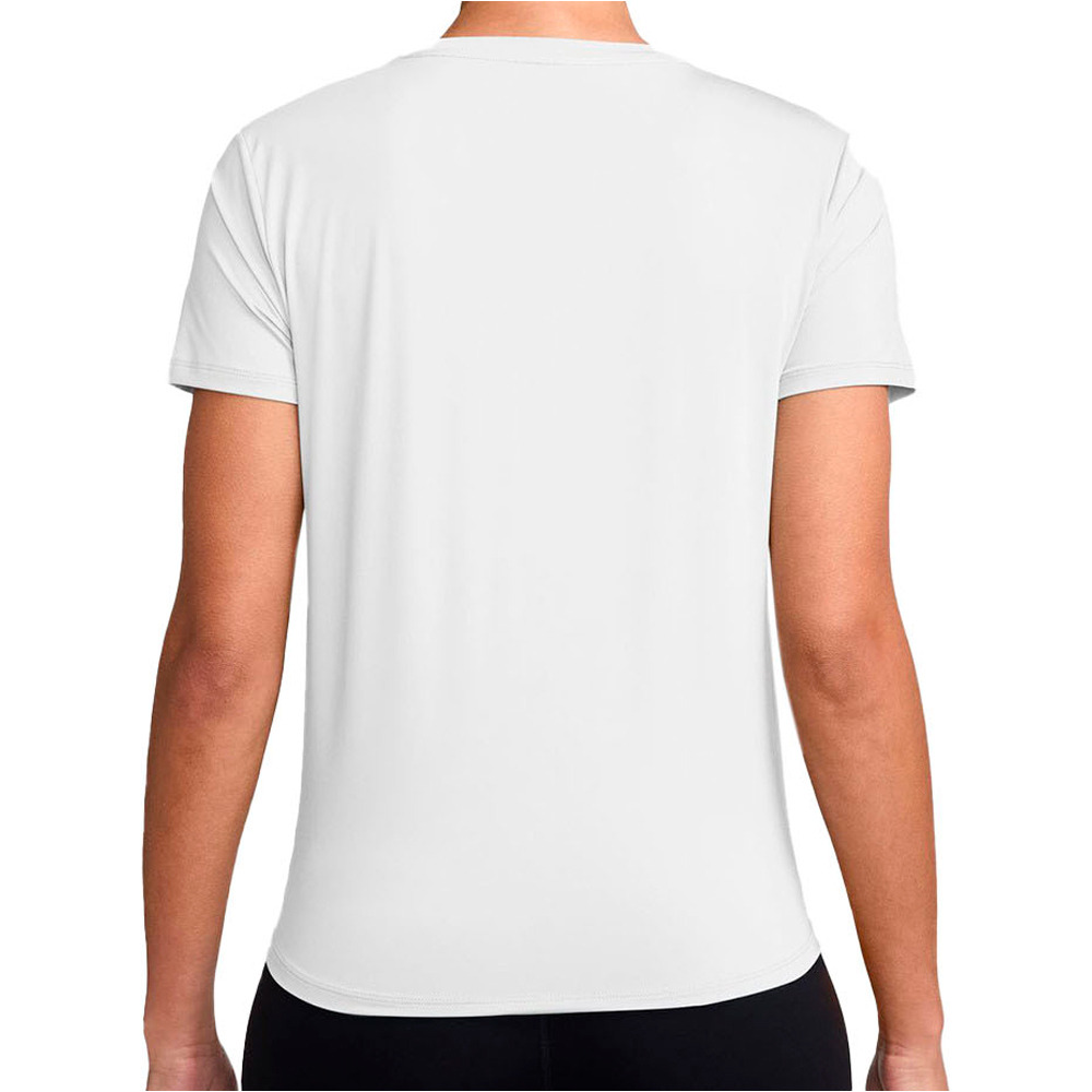 Nike camisetas fitness mujer W NK ONE CLASSIC DF SS TOP WT vista trasera