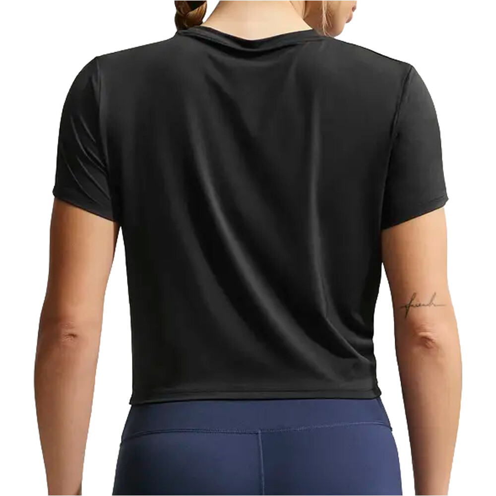 Nike camisetas fitness mujer W NK ONE CLASSIC TWST SS vista trasera