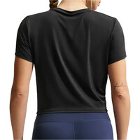 Nike camisetas fitness mujer W NK ONE CLASSIC TWST SS vista trasera
