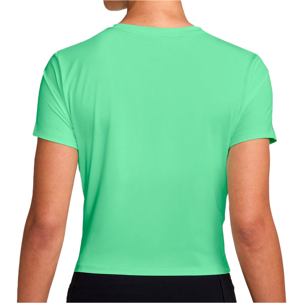 Nike camisetas fitness mujer W NK ONE CLASSIC TWST SS vista trasera