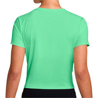 Nike camisetas fitness mujer W NK ONE CLASSIC TWST SS vista trasera