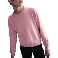 Nike camisetas fitness mujer W NK ONE DF CREW HBR TT vista frontal