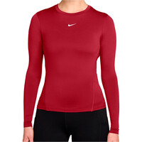 Nike camisetas fitness mujer W NK ONE DF FITTED LS TOP vista frontal