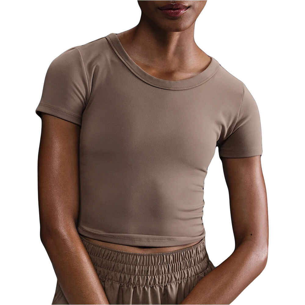 Nike camisetas fitness mujer W NK ONE FITTED DF SS TOP vista frontal