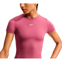 Nike camisetas fitness mujer W NK ONE FITTED SS TOP vista detalle
