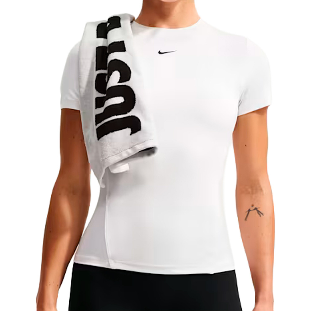 Nike camisetas fitness mujer W NK ONE FITTED SS TOP vista frontal