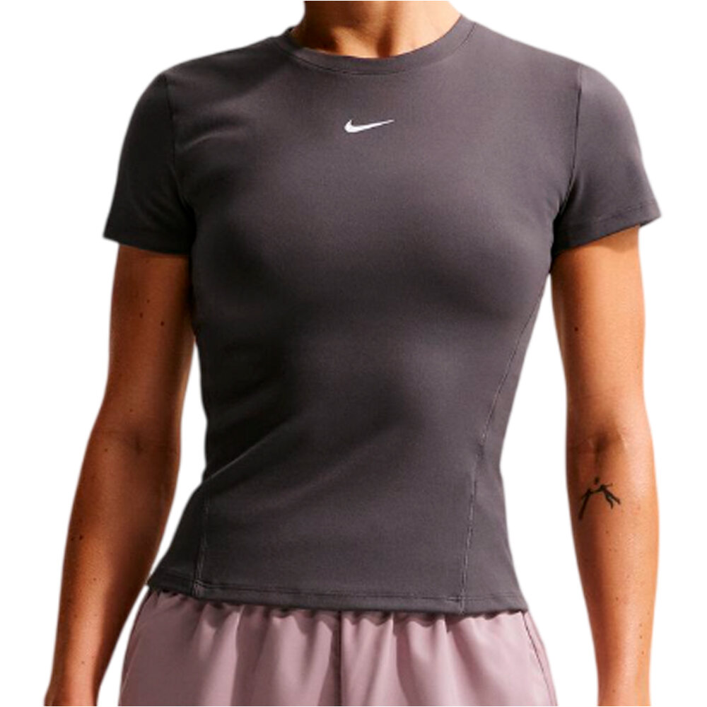 Nike camisetas fitness mujer W NK ONE FTTD SS TOP vista frontal