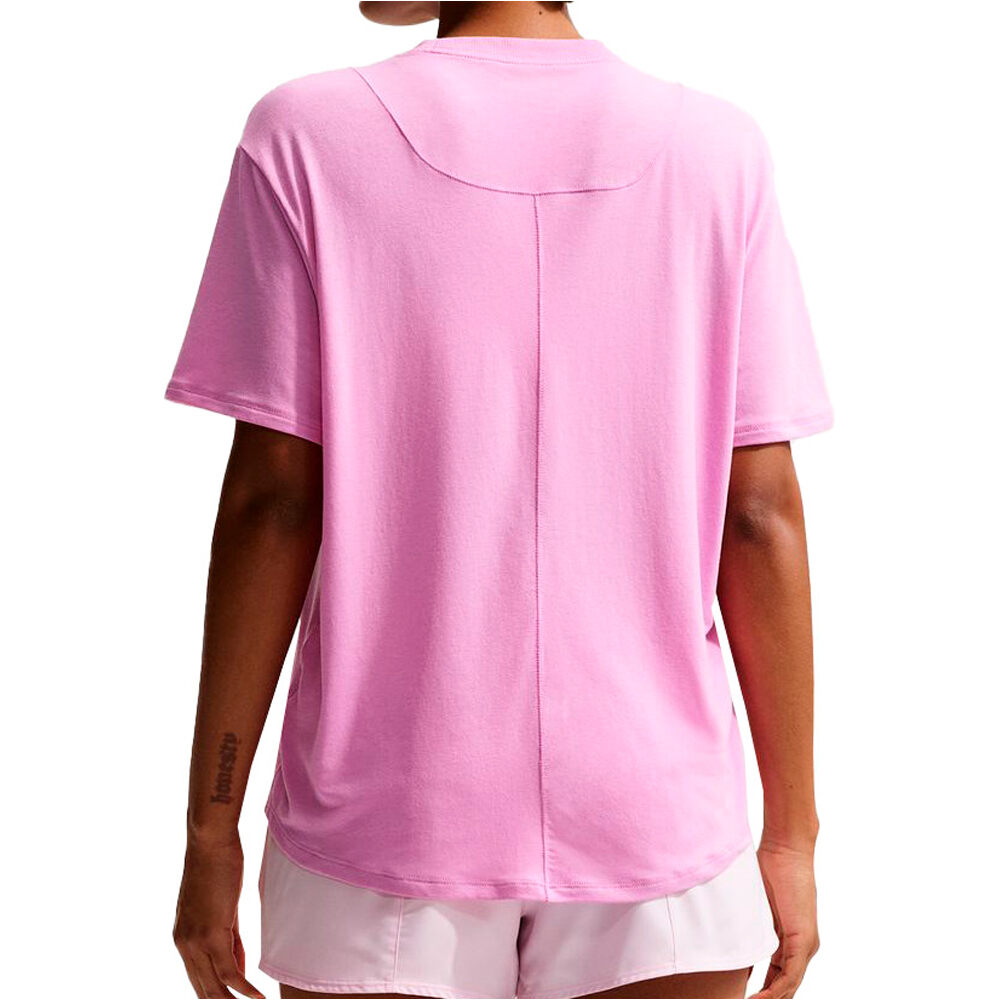 Nike camisetas fitness mujer W NK ONE RELAXED DF SS TOP vista trasera