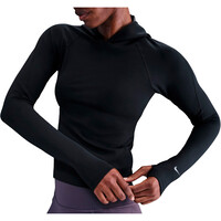 Nike camisetas fitness mujer W NK UNVRSA DF HD LS TOP vista detalle