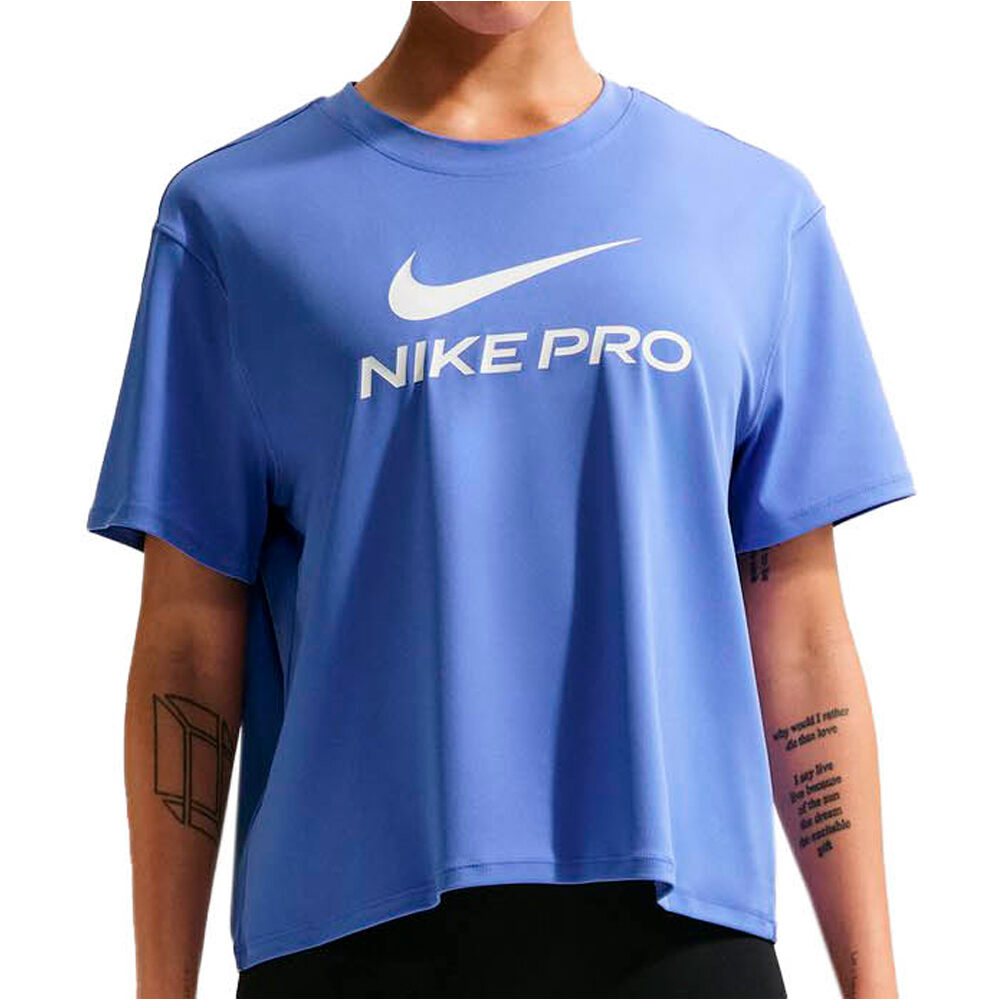 Nike camisetas fitness mujer W NP DF 365 SS LOOSE TOP vista frontal
