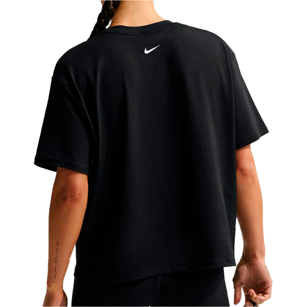 Nike camisetas fitness mujer W NP DF 365 SS LOOSE TOP vista trasera