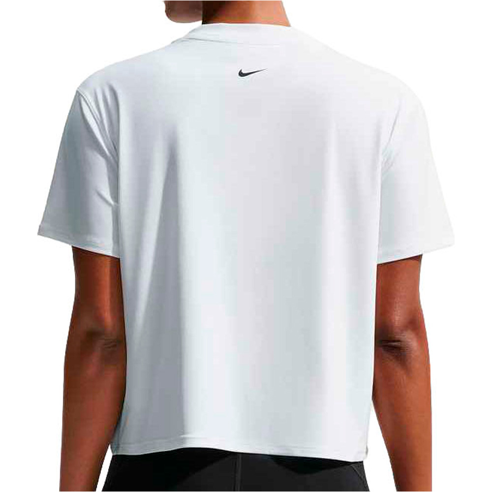 Nike camisetas fitness mujer W NP DF 365 SS LOOSE TOP vista trasera