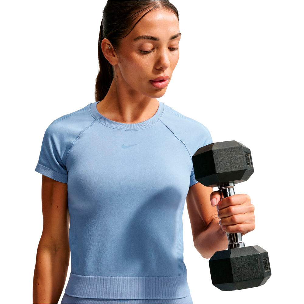 Nike camisetas fitness mujer W NP DF SMLS SS TOP 04