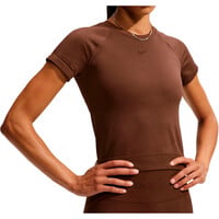 Nike camisetas fitness mujer W NP DF SMLS SS TOP vista detalle