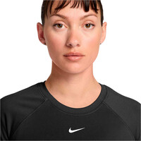 Nike camisetas fitness mujer W NP DF SMLS SS TOP WT vista detalle