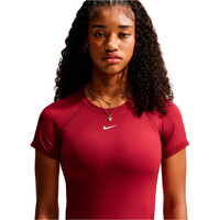 Nike camisetas fitness mujer W NP DF SMLS SS TOP WT vista detalle