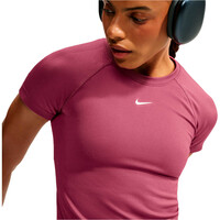 Nike camisetas fitness mujer W NP DF SMLS SS TOP WT vista detalle