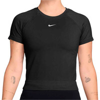 Nike camisetas fitness mujer W NP DF SMLS SS TOP WT vista frontal