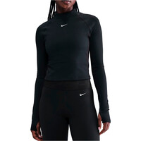 Nike camisetas fitness mujer W NP DF WARM LS TOP GG vista frontal