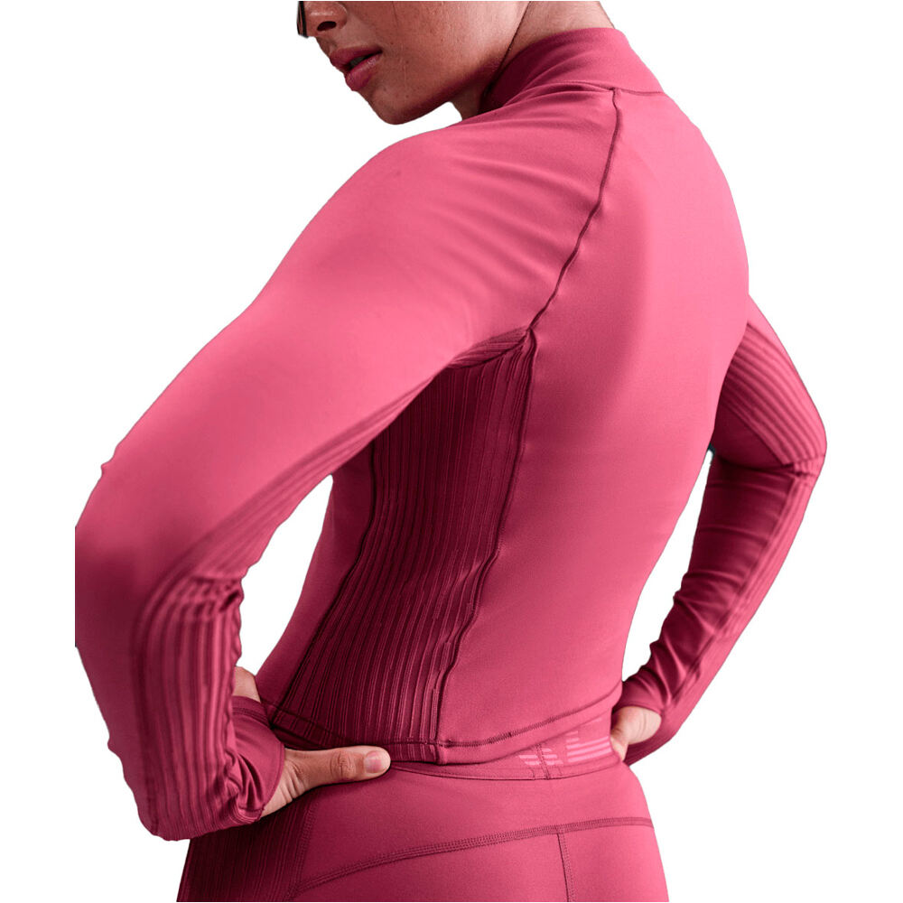 Nike camisetas fitness mujer W NP DF WARM LS TOP GG vista trasera