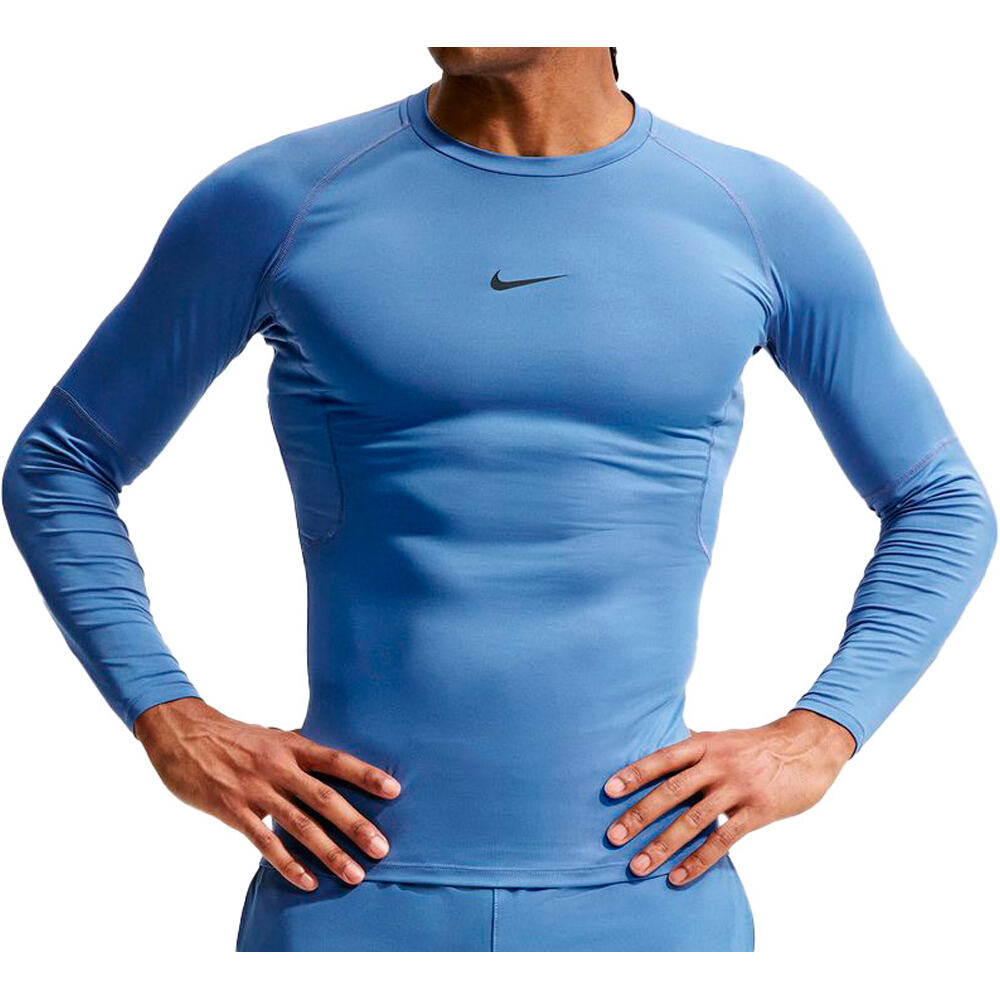 Nike camisetas fútbol manga larga M NP DF TIGHT TOP LS vista frontal