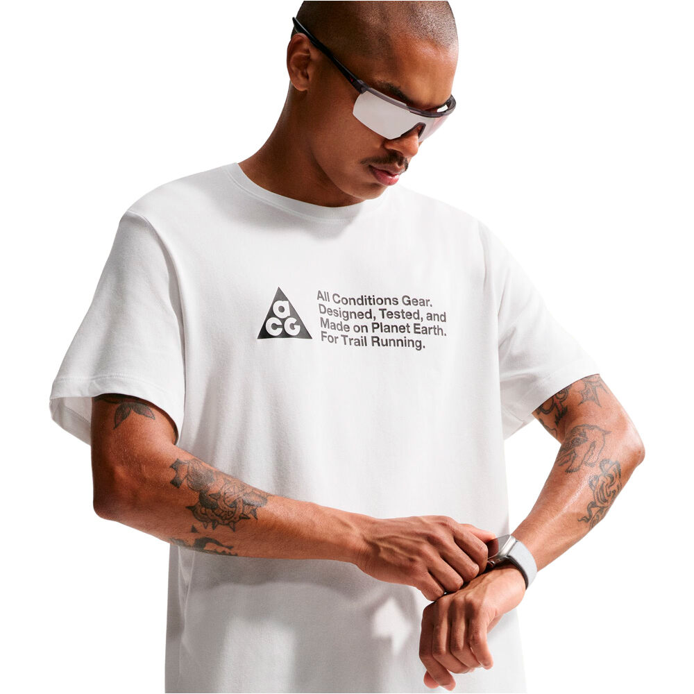 Nike camisetas trail running manga corta hombre M ACG DF TEE STD TRAIL LOGO vista detalle