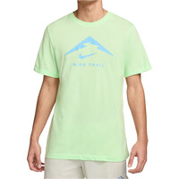 Nike camisetas trail running manga corta hombre M NK DF TEE TRAIL LOGO vista frontal