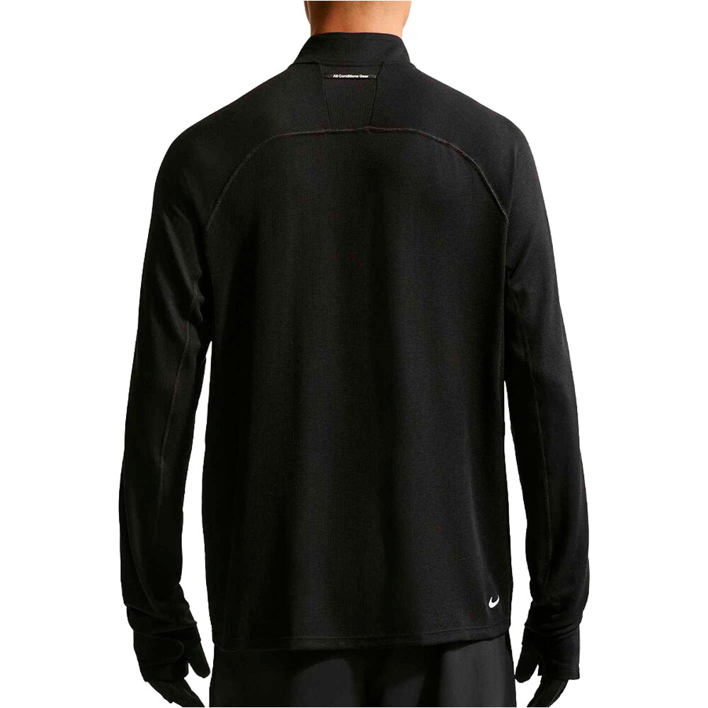 Nike camisetas trail running manga larga hombre M ACG DF TRAIL MIDLAYER HZ vista trasera