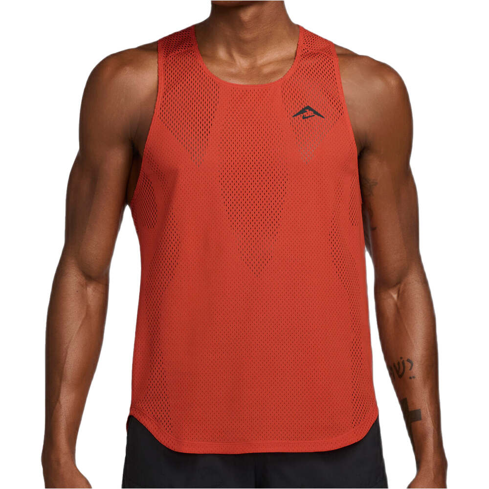 Nike camisetas trail running tirantes hombre M NK DFADV TRAILWIND SINGLET vista frontal