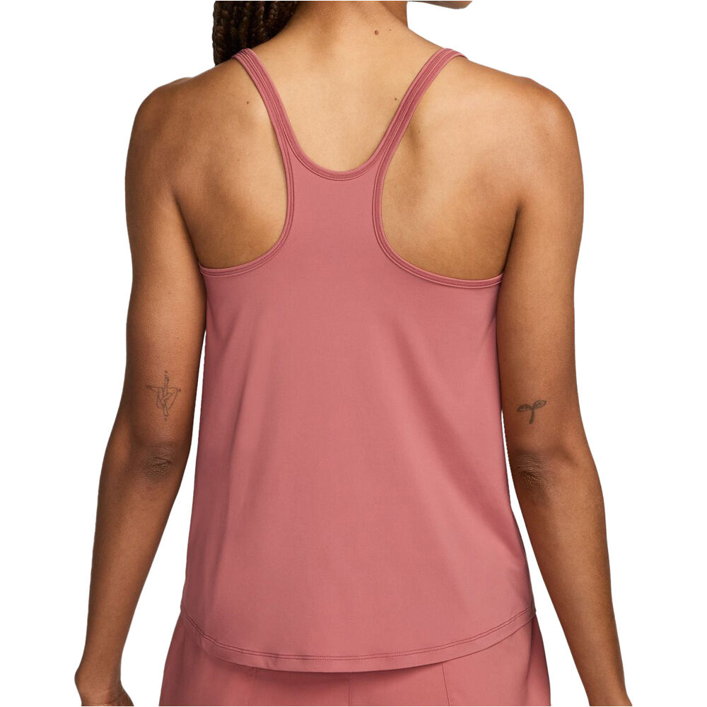 Nike camisetas yoga W NK ONE CLASSIC DF STRPY TANK vista trasera
