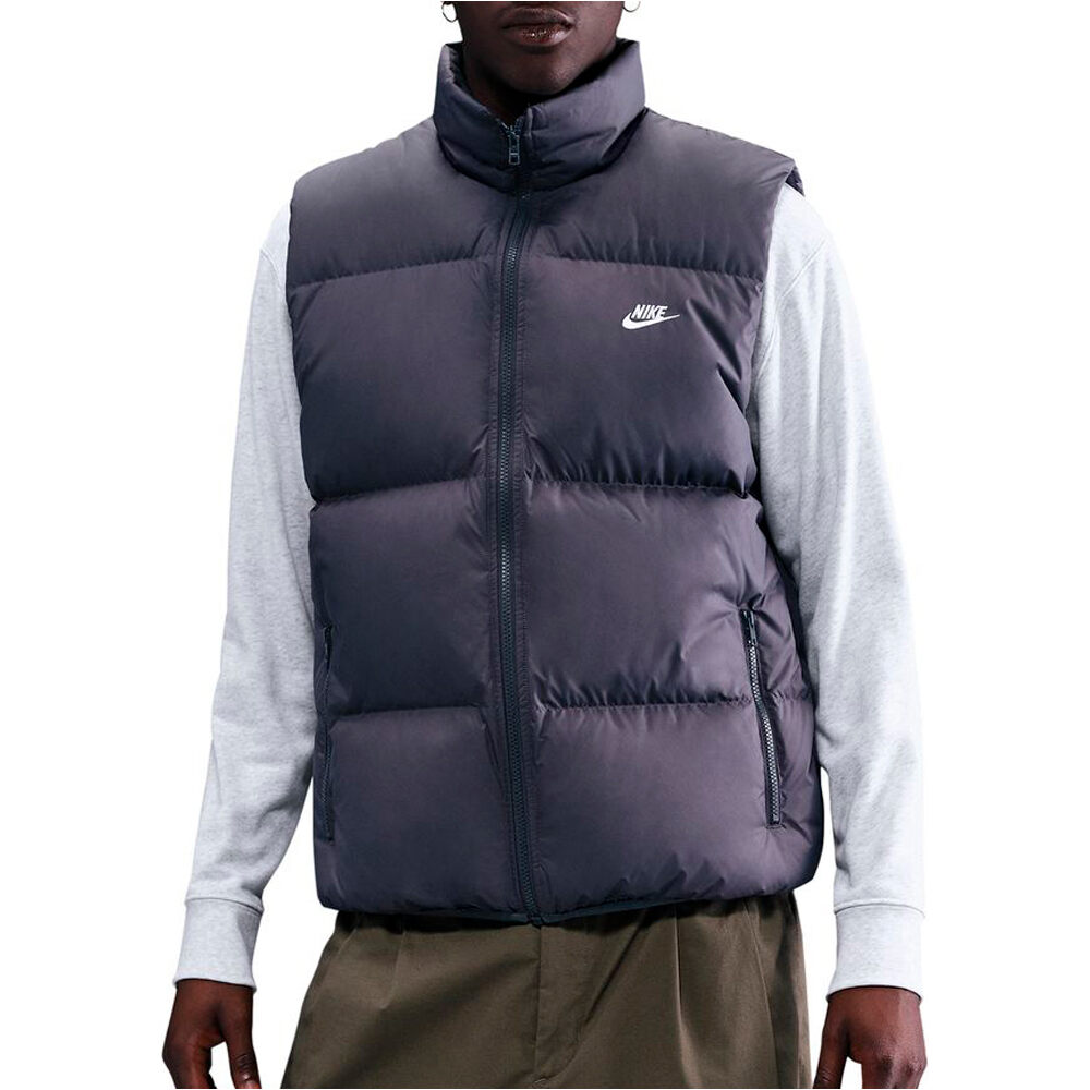 Nike chalecos hombre M SF CLUB PUFFER VEST 550 vista frontal