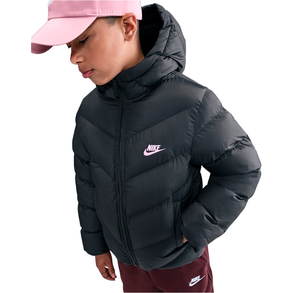 Nike chamarra niño K NSW TF ADP PUFFER vista frontal