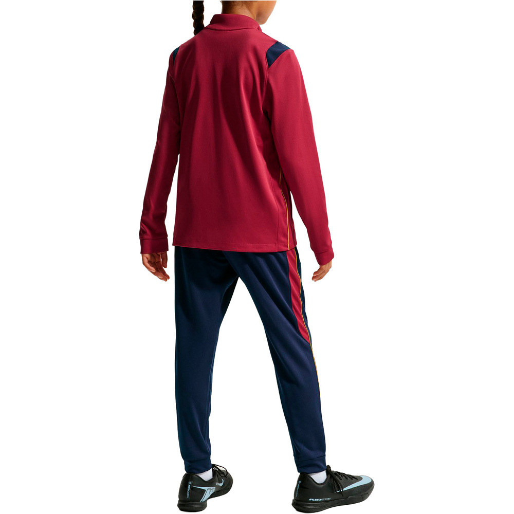 Nike chandal fútbol de equipos oficiales niño BARCELONA 27 YNK DF ACDPR TRK SUIT K vista trasera