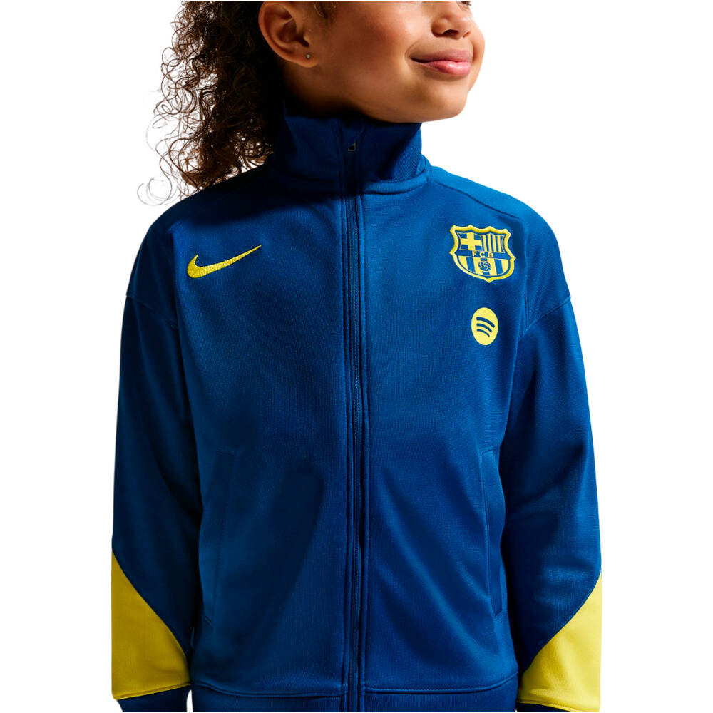 Nike chandal fútbol de equipos oficiales niño FCB LK NK DF STRK TRK SUIT KSE vista detalle