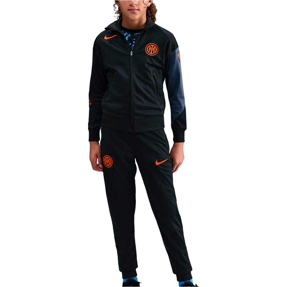 Nike chandal fútbol de equipos oficiales niño INTER YNK DF STRK TRKSUIT K 3R vista frontal