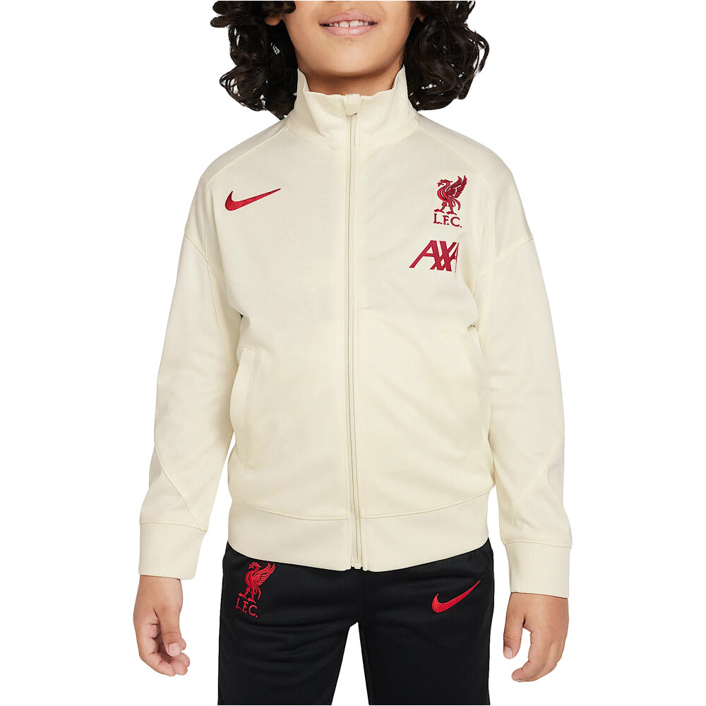 Nike chandal fútbol de equipos oficiales niño LIVERPOOL 25 LK NK DFSTRK TRK SUIT K SE vista detalle